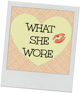 WHAT SHE WORE BANNER